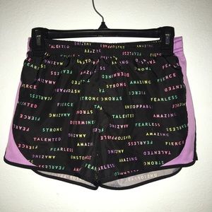 Girls running shorts